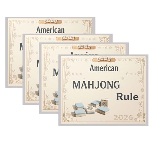 2026 Mahjong cards 4pc product image for the 5pc set